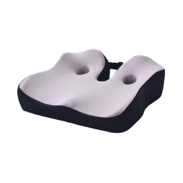 Cojín de espuma viscoelástica Yuyangstore para asiento Gris Negro