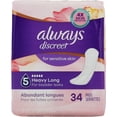 thumbnail image 2 of Always Discreet Pads for Sensitive Skin, Heavy Absorbency, Long Length - 34 Pads, 2 of 2