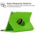 thumbnail image 4 of iPad Case Fit 2018/2017 iPad 9.7 6th/5th Generation - 360 Degree Rotating iPad Air Case Cover with Auto Wake/Sleep Compatible with Apple iPad 9.7 Inch 2018/2017 (Green), 4 of 4