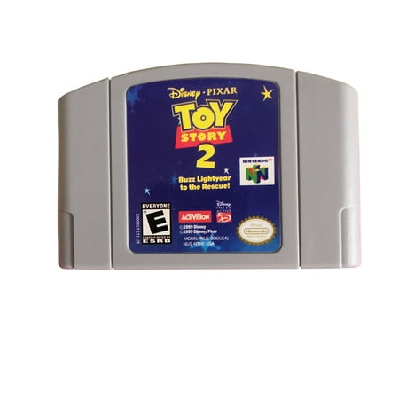 Toy Story 2 Video Games Cartridge Card for N 64 Us Version