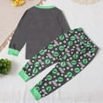 thumbnail image 5 of Gubotare Boys Clothes Pjs Kids Soft Sleepwear Long Sleeve Boys Girls Pajama Outdoor 2-Piece Tops Pant Casual Sets Tie Dye Pj Size 11-12 Years (Grey,11-12 Years), 5 of 9