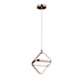 thumbnail image 1 of Lampara Colgante La luz de victoria Triangulo Cobre, 1 of 3