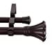 thumbnail image 3 of Rod Desyne 100-02-1606-D Blossom 1" od-Double Set Rideau Tige, 160-240", Acajou, 3 of 5