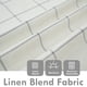 thumbnail image 4 of Cortinas DriftAway de lino a cuadros, 2 paneles, 132 x 213 cm, color gris, 4 of 8