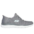 thumbnail image 3 of Zapatillas Skechers Summits para Mujer Sin Cordones Gris Menta Talle 5, 3 of 4