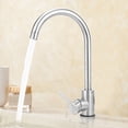 thumbnail image 4 of Modern Household Kitchen Bathroom Hot Cold Water Stainless Steel Faucet, 4 of 15