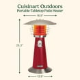 thumbnail image 2 of Calentador de propano para exteriores Cuisinart COH-513 11.000 BTU rojo, 2 of 6