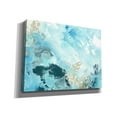 thumbnail image 2 of Epic Graffiti 'Aqua Wave Form II' by June Erica Canvas Wall Art, 54"x40", 2 of 3
