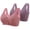 Pink, variant on Womens Padded Bandeau Bra Lace Front Push up Bra Comfy Bras for Women Bras for Women Under 5 Dollars
