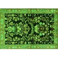 thumbnail image 1 of Ahgly Company Indoor Rectangle Animal Green Traditional Area Rugs, 2' x 5', 1 of 1
