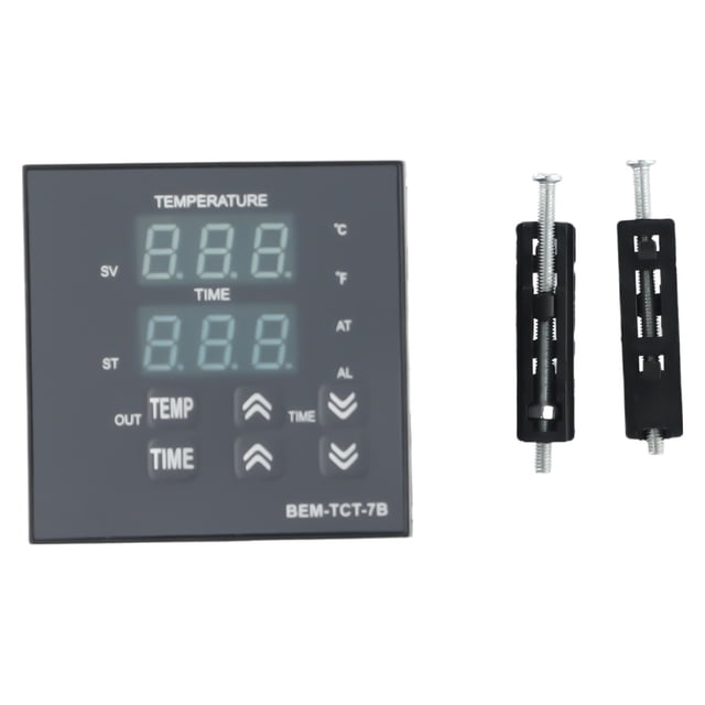 Heat Press Machine Digital Thermostat BEM-TCT-7B Temperature Time Control Meter Relay output