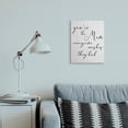 thumbnail image 2 of Stupell Industries You're the Mom Phrase Motivational Family Appreciation Canvas Wall Art, 16 x 20, Design by Daphne Polselli, 2 of 6