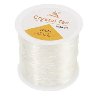 160 Yards Clear Korean Elastic Crystal Thread 0.7mm Stretch String Cord  Crafting DIY Thread for Bracelets Gemstone Jewelry Making Beading Craft  Sewing