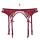 thumbnail image 3 of Cinturón de liguero de media para mujer, ultrafino, transpirable, de malla de encaje, Bowknot, liga de media sexy seitruly XX0185-03B, 3 of 7