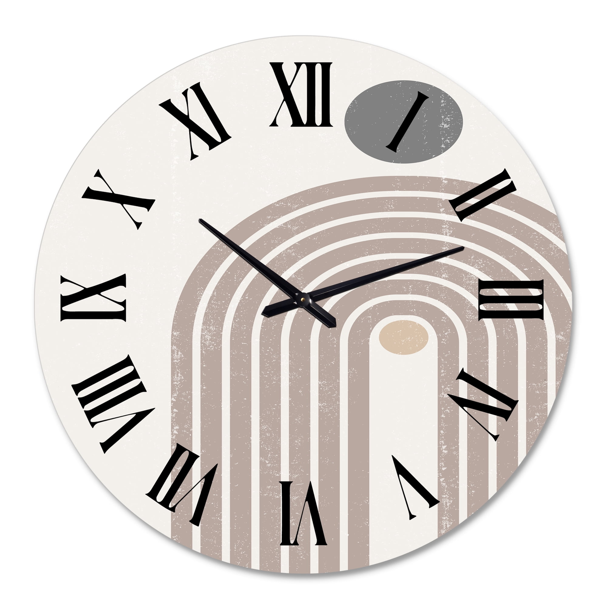 Designart 1 in Modern,Contemporary Wall Clock