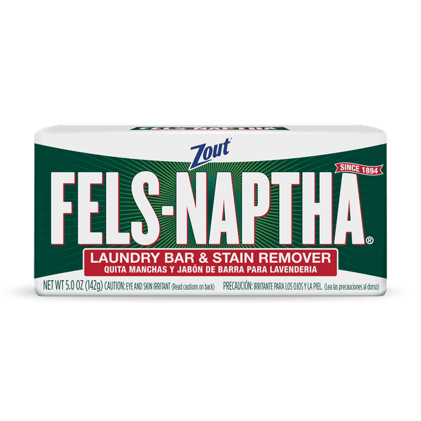 Fels Naptha Laundry Bar & Stain Remover, Light Fresh Scent, 1 Count
