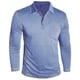 thumbnail image 5 of pstuiky camisas de manga larga para hombre, Cárdigan informal de color liso con botones y bolsillo para hombre, manga larga y solapa tops de invierno para hombre m, 5 of 6