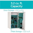 thumbnail image 4 of BLACK+DECKER BCRK32W Compact Refrigerator Energy Star Single Door Mini Fridge with Freezer, 3.2 Cubic Ft., White, 4 of 7