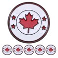 thumbnail image 1 of Insignia de Metal de la bandera de Canadá, 6 uds., insignias de Pin de bandera de Canadá, insignia de Metal de Canadá, 1 of 5