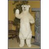 58" Large Life-Size Standing Plush Polar Bear Stuffed Animal with Poseable Arms