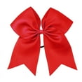 thumbnail image 6 of Yoyauz 8" Plus Cheerleader Bow Girl Hair Ornament with Ponytail Stand Bow Cheerleader Soft Football Competition Sports, 6 of 8