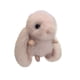 thumbnail image 5 of Plushie Bunny Keychain relleno con llavero estético colgante de bolsas de bolsa ideal accesorios lindos para la novia del día de San Valentín Rosa, 5 of 8