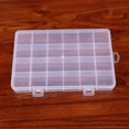 thumbnail image 4 of Fishing Tackle Box with Hook 24 Compartments Transparent Multifunctional Empty Storage Box Portable Lure Bait Stationery Container Jewelry Organizer Plastic Box Fishing Supplies, 4 of 8