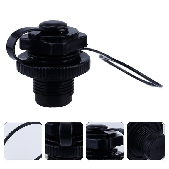 TAILTOSS 1Set Inflatable Air Cap for Rubber Dinghy and Air Mattress with Anti-leak Function