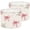 Color 1, variant on Linen Drum Lamp Shades Pink Striped Bow Illustrations 13" x 13" x 10" Lampshade for Table Lamps Floor Lamps Lamp Shade Replacement Easy Assembly Required