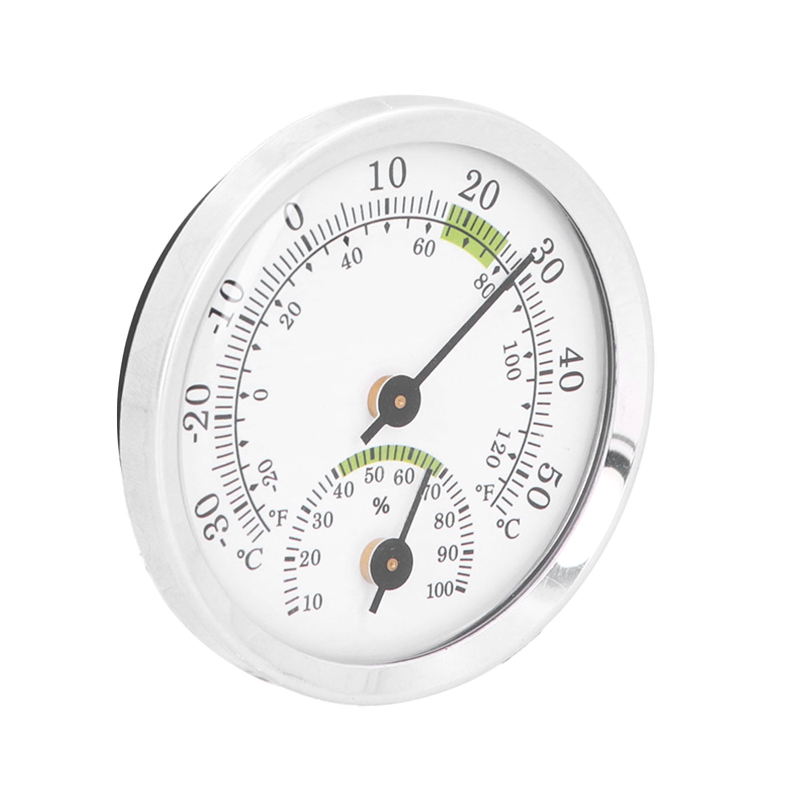 Hygrometer Mini Thermometer Transparent Dial Compact For