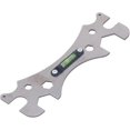 thumbnail image 1 of ZOUSSIQI Faucet Wrench, Multifunctional Spanner Wrench for Faucets Hose Connections, Tap Nut Wrench with Spirit Level, Pipe Socket Wrench, Faucet Plumbing Install Tool, 8-29 mm CA919-37366, 1 of 7
