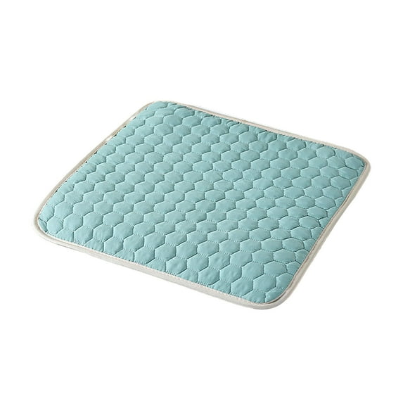 Manunclaims Chair Cushion with Straps Dustproof Decorative Polyester Household Restaurant Dining Stool Cushion Pad for Daily Use