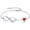 Style 2, variant on Valentine's Day Gift Infinity Heart Birthstone Charm Link Bracelet for Women 925 Sterling Silver Adjustable Mother's Day Christmas Day Gift Anniversary Birthday Jewelry for Wife Girlfriend Her