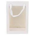 thumbnail image 4 of BIMZUC Extra Large White Paper Gift Bags with Clear Window, Candy Bag for Christmas Birthdays Favors Packages (13.78 in / 35 cm), 4 of 6