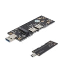 thumbnail image 3 of M.2 to USB 3.0 Adapter NGFF Key B 3G/4G/5G Riser Module Test with Dual SIM Card Slot, 3 of 8