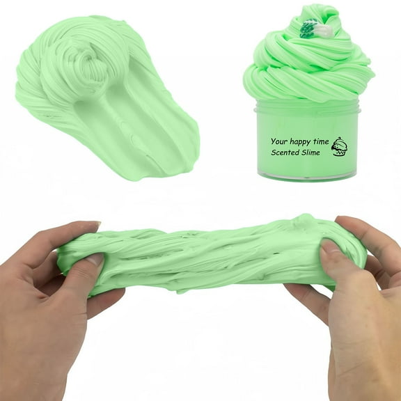 Stretchy Slime Kit for DIY Sensory Play, Soft Buttery Texture with Accessories, Non-Settling Formula for Stress Relief and Creative Crafts