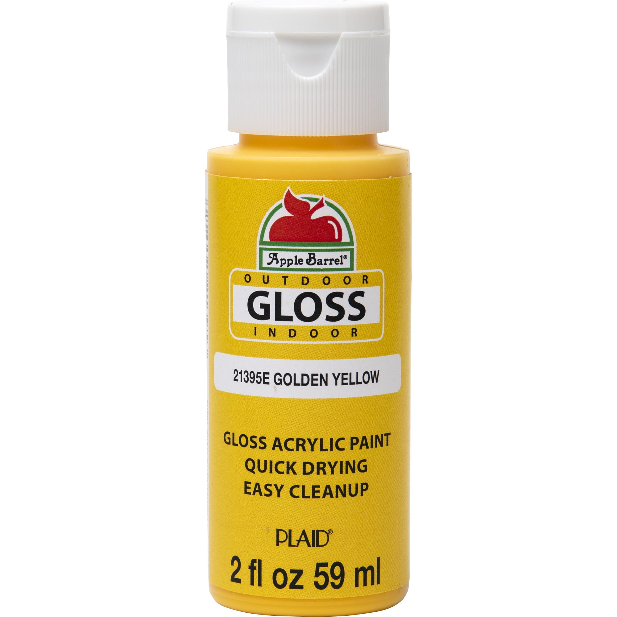 Apple Barrel Gloss 2oz Acrylic Paint Golden Yellow