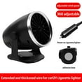 thumbnail image 4 of Car Heater for Vehicles - Portable 12V Heater & Defroster with 90W Fast Heating/Cooling, Plug-In Warmer Fan for Quick Defogging, Easy Installation Feature, Ideal for Truck RV Tent, 4 of 6