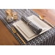 thumbnail image 2 of Camino de mesa de espiga en blanco y negro DII Design Imports  CAMZ38700, 2 of 2