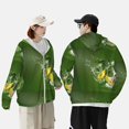 thumbnail image 3 of Rocae Friut Avocado Print Breathable Sun Protection Hoodie Quick-Dry Lightweight Long Sleeve Hoodie Unisex Running Sports Shirt Large, 3 of 9