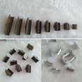 thumbnail image 1 of Koszal 20 Pcs Ribbon Clamps Crimp Ends Bail Connector for Braccelet DIY Jewelry Findings, 1 of 1