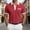Hot Pink, variant on Mens Polo Shirts Summer Solid Casual Short Sleeve Waffle Collared Polo Sky Blue Shirts for Men Size 3XL