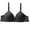 Black, variant on Women's Small Chest B-Cup Lace Bra,Steel Ring Dual-Purpose Cup,Lightweight Breathable Bras for Women Black 80B