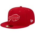 thumbnail image 3 of Men's New Era Scarlet Buffalo Bills 1998 Hawaii Pro Bowl Main Patch 59FIFTY Fitted Hat, 3 of 6