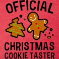 thumbnail image 3 of CafePress - Official Christmas Cookie Taster Men's Deluxe T Sh - Mens Tri-blend T-Shirt, 3 of 4