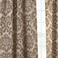 thumbnail image 5 of Astoria Taupe & Mushroom Designer Damask Curtain (1 Panel), Astoria Taupe & Mushroom, 50W X 120L, 5 of 6