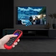 thumbnail image 5 of Fintie Protective Case for Roku Voice Remote Pro (2nd Edition), CaseBot Lightweight Anti Slip Kids-Friendly Shockproof Silicone Remote Cover for Roku Ultra 2024 / Roku RCB1R Controller, Red, 5 of 7