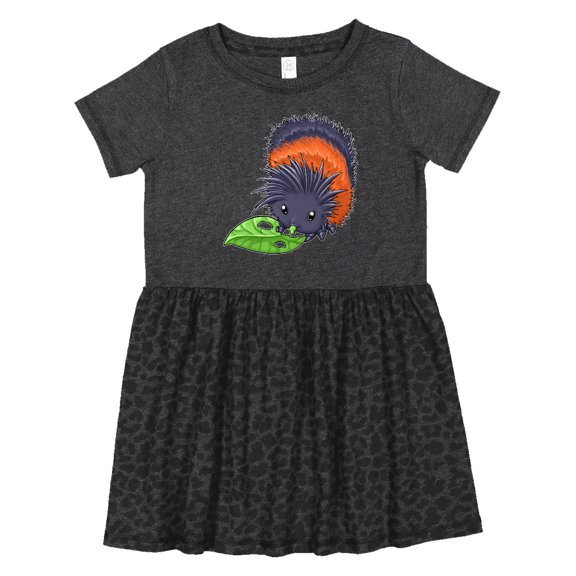 Inktastic Wooly Bear Caterpillar Cute Baby Insect Girls Toddler Dress