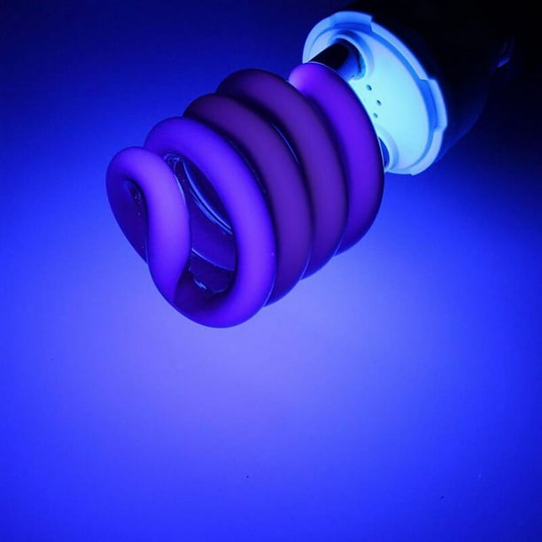 Ampoule UV 15W E27, 220V Lampe Lumière Noire LED, Éclairage Décoratif Pour  Noël, tuer la lampe anti-insectes,Lampe de Ultraviolet Violette 