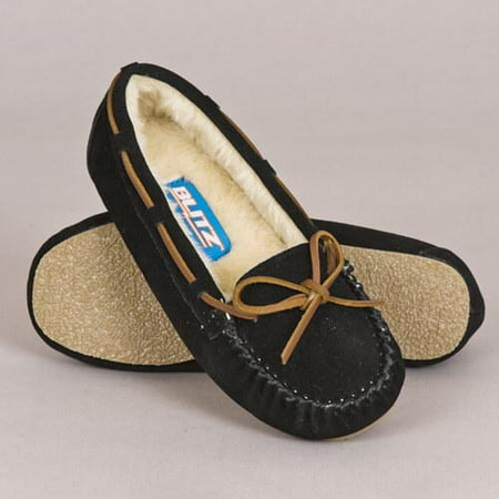 Womens Molly Pile-Lined Moccasin Black / 6